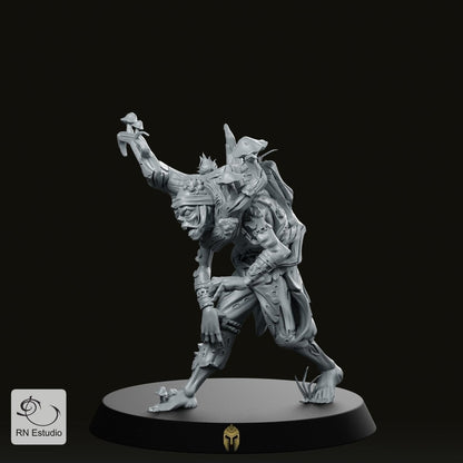 Swamp Zombie B Miniature - We Print Miniatures -RN Estudio