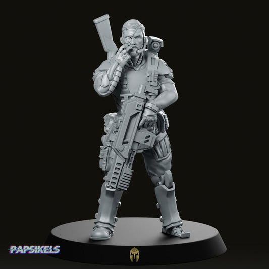 The Irish Iron Sergeant Miniature - We Print Miniatures -Papsikels Miniatures