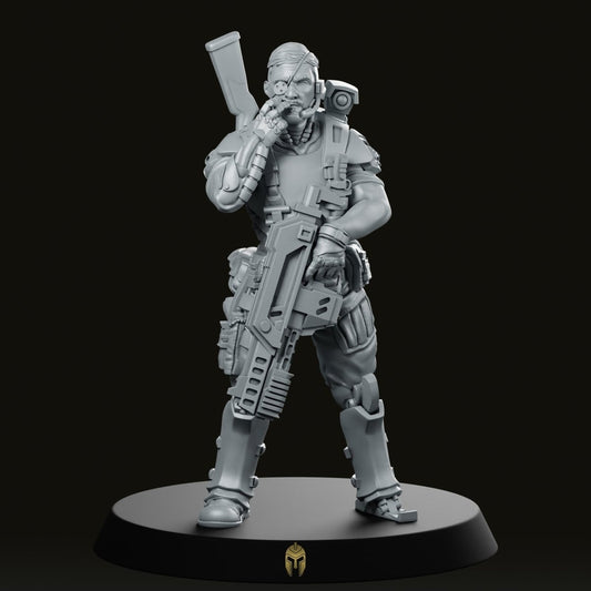 The Irish Iron Sergeant Miniature - We Print Miniatures -Papsikels Miniatures