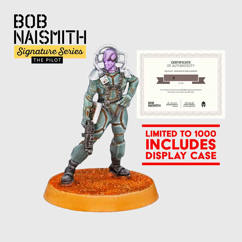 The Pilot Bob Naismith Signature Series - We Print Miniatures -Bob Naismith Miniatures