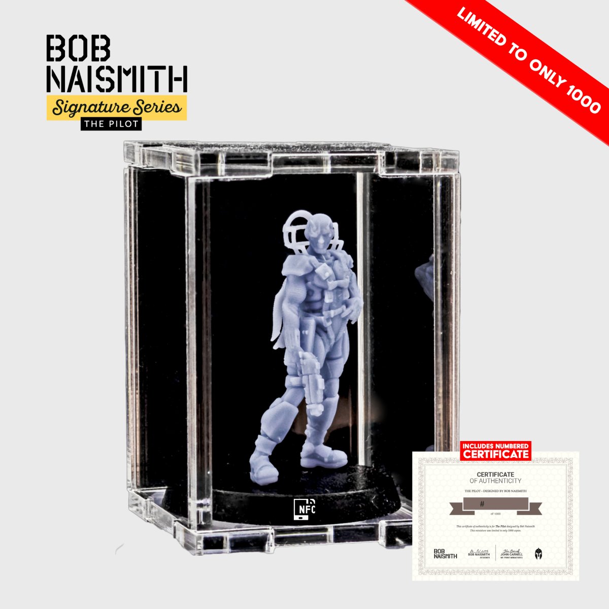 The Pilot Bob Naismith Signature Series - We Print Miniatures -Bob Naismith Miniatures