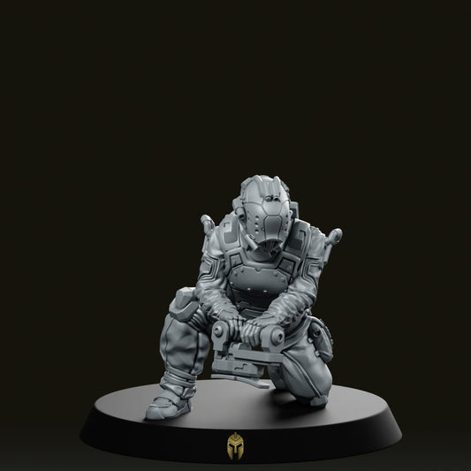Trauma Troupe Field Doctor Unit A Miniature - We Print Miniatures -Papsikels Miniatures