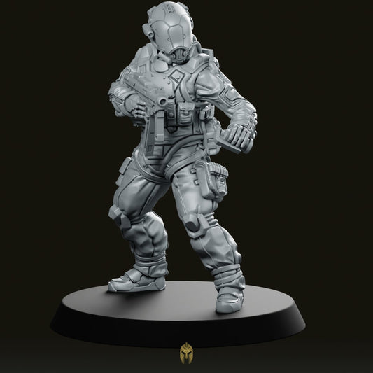 Trauma Troupe Secure Team Unit B Miniature - We Print Miniatures -Papsikels Miniatures