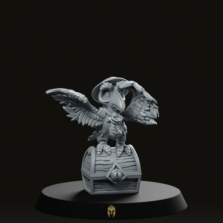 Tukan Oiseau Toucan Explorateur A Figurine Trésor