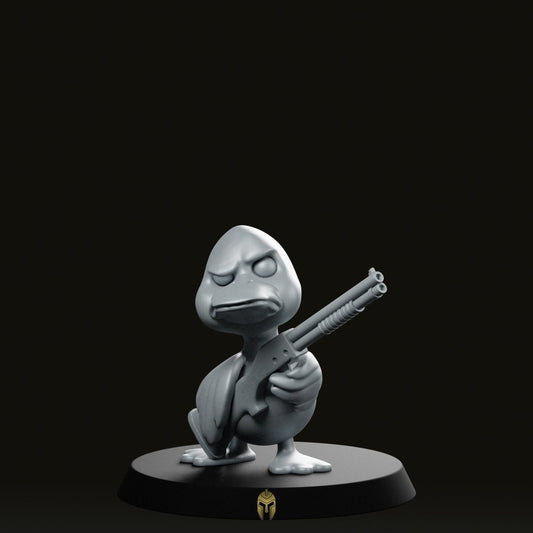 Ugly Duckling Miniature - We Print Miniatures -Cross Lances