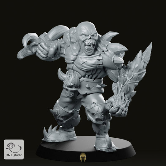 Undead Eternals Flesh Golem 14 Miniature - We Print Miniatures -RN Estudio