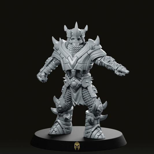 Undead Eternals Wight 12 Miniature - We Print Miniatures -RN Estudio