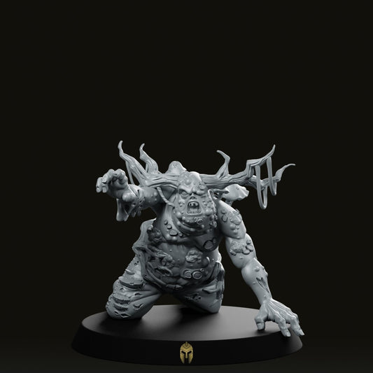 Undead Swamp Zombie A Miniature - We Print Miniatures -RN Estudio