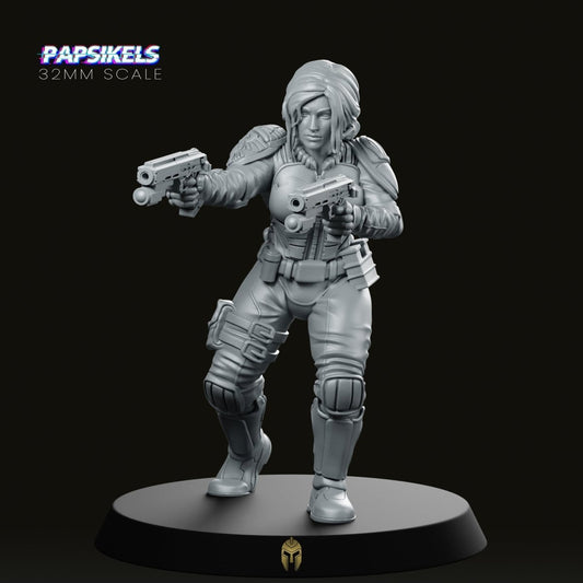 Upholder Triss Security Team Miniature - We Print Miniatures -Papsikels Miniatures