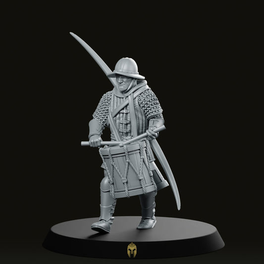 Vale Archer Musician Miniature - We Print Miniatures -The Printing Goes Ever On