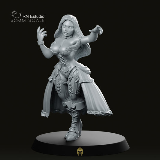 Vampire Mara Vampiress Miniature - We Print Miniatures -RN Estudio