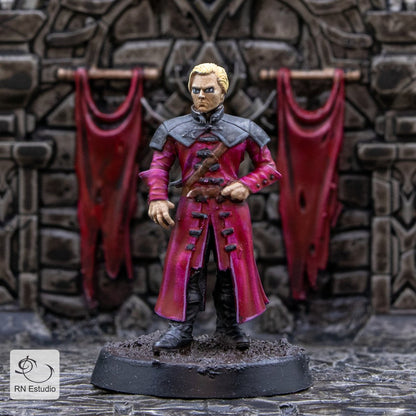 Vampire Vladreth Human Miniature - We Print Miniatures -RN Estudio