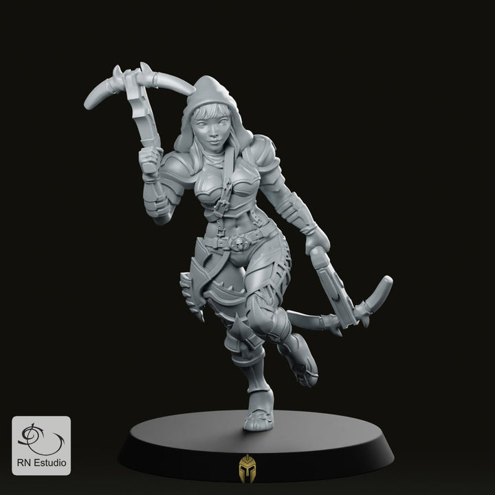 Vanel Ranger Miniature Dual Crossbows Hero Adventurer