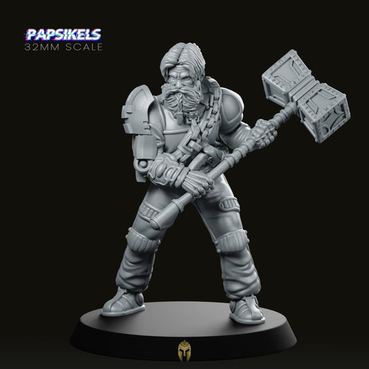 Viking Towr Gang Leader Miniature - We Print Miniatures -Papsikels Miniatures