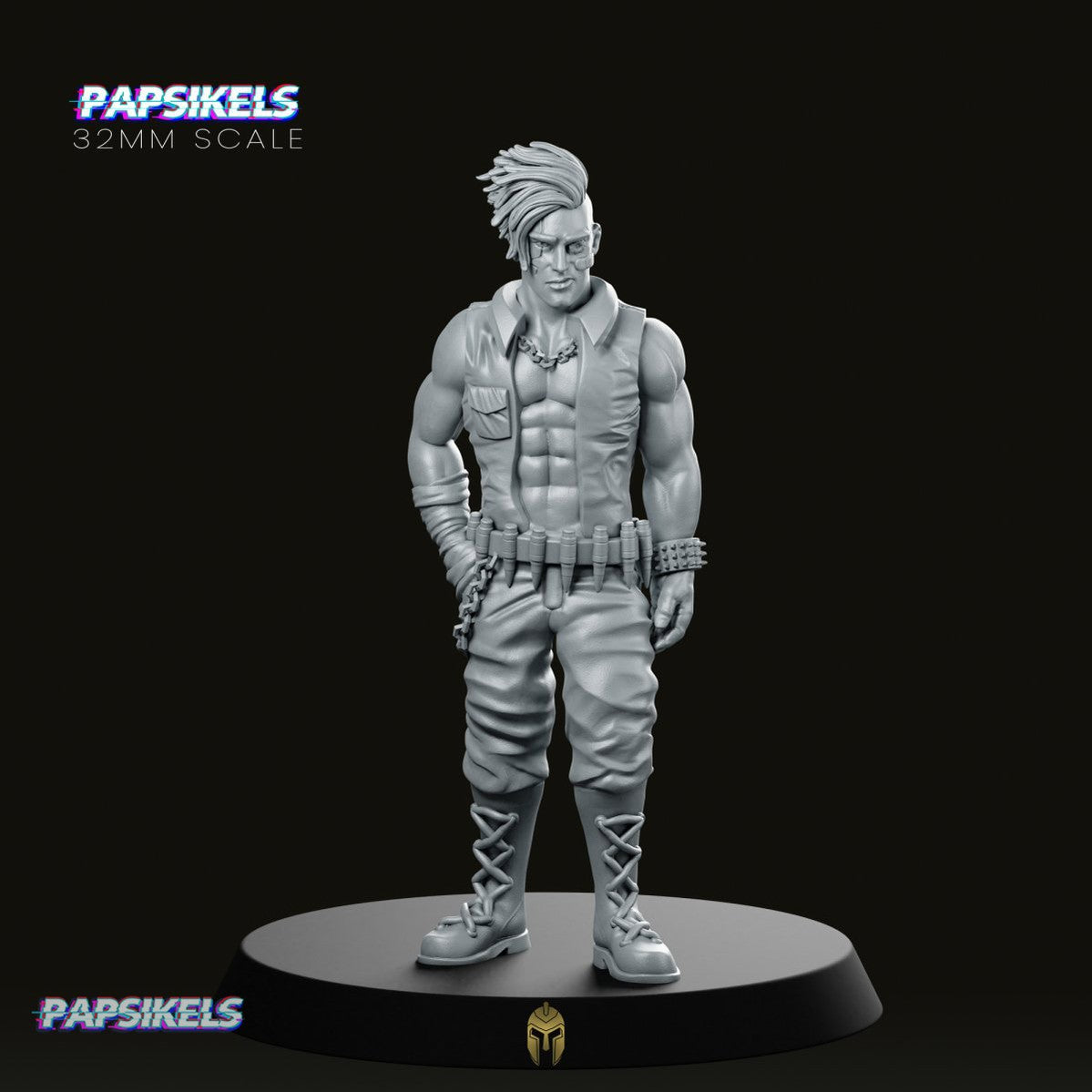 Viray CyberPunk Miniature - We Print Miniatures -Papsikels Miniatures