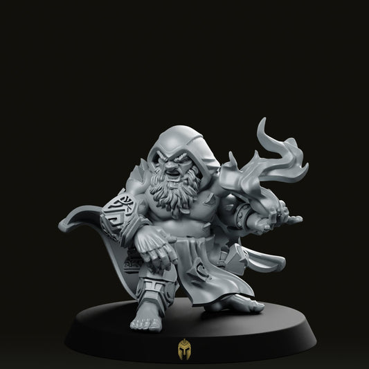 Vulcan Dwarves Fire Casters C Miniature - We Print Miniatures -CastNPlay