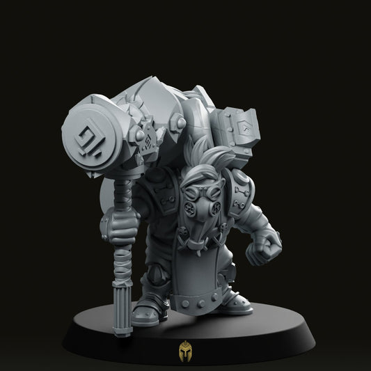 Vulcan Dwarves Spark Gadgeteers B Miniature - We Print Miniatures -CastNPlay