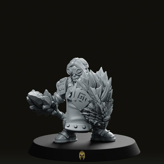 Vulcan Dwarves Spark Gadgeteers E Miniature - We Print Miniatures -CastNPlay