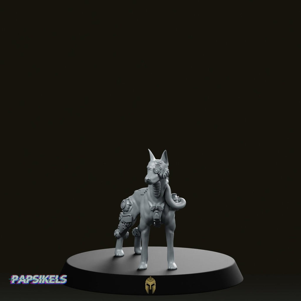 Waldo Dog Cyberpunk Companion Miniature