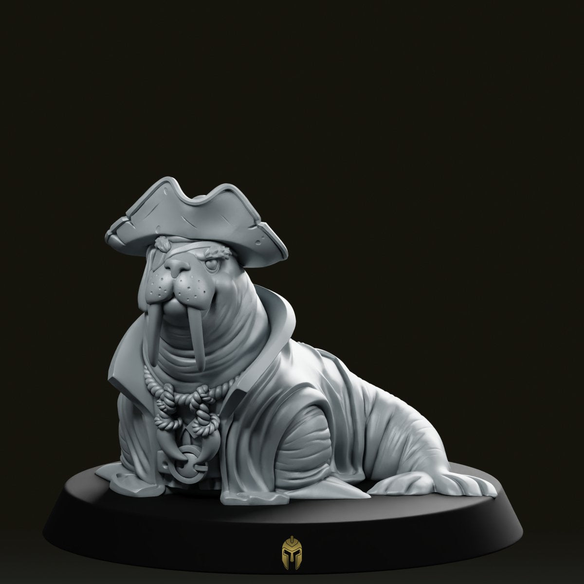 Wallrus Worlo Captain B Companion Miniature - We Print Miniatures -CastNPlay