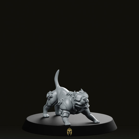 Wangbu Dog Pet Cyberhound Miniature - We Print Miniatures -Papsikels Miniatures