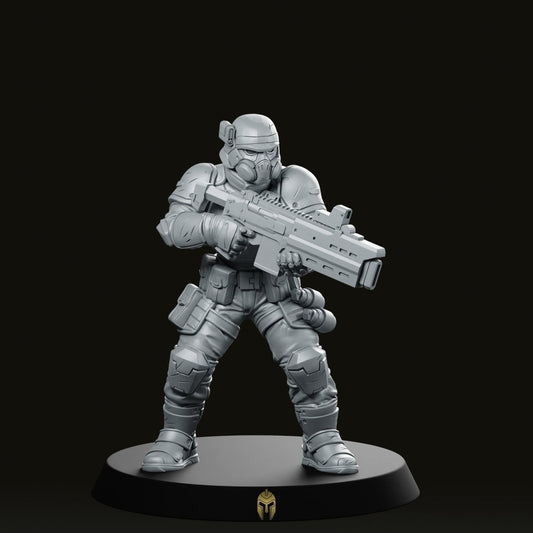 Watanabe Security Patroller Miniature - We Print Miniatures -Papsikels Miniatures