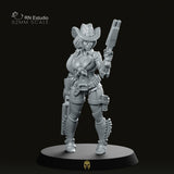 Western Irvina Cowgirl Miniature - We Print Miniatures -RN EStudio