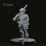 Western Lone Wolfs Miniature - We Print Miniatures -RN EStudio