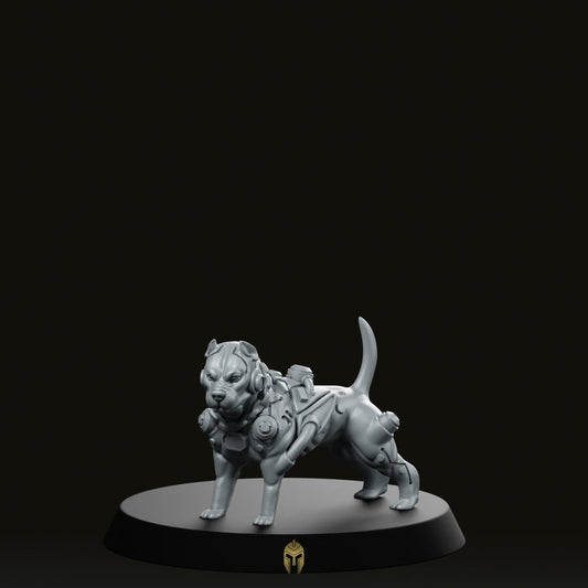 Whedge Dog CyberDog Pet Miniature - We Print Miniatures -Papsikels Miniatures