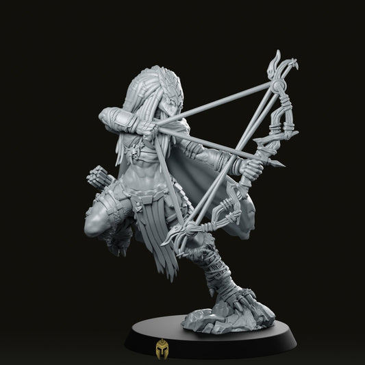 Widow Skull Hunter Viper Miniature - We Print Miniatures -Papsikels Miniatures