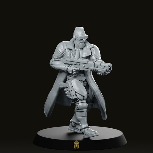 Willy Ponkan Ganger Miniature - We Print Miniatures -Papsikels Miniatures