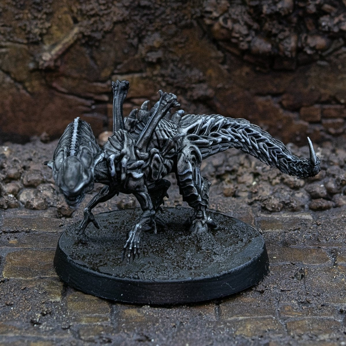 Xeno Parasaurolop Alien Miniature - We Print Miniatures -Papsikels Miniatures