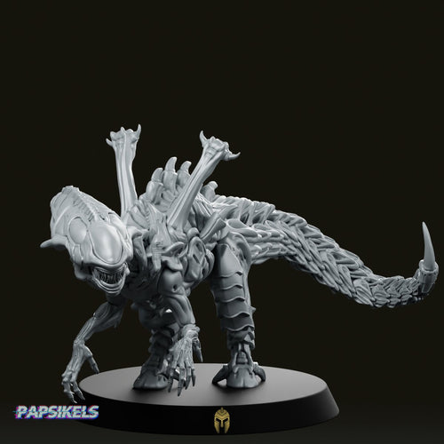 Xeno Parasaurolop Alien Miniature - We Print Miniatures -Papsikels Miniatures