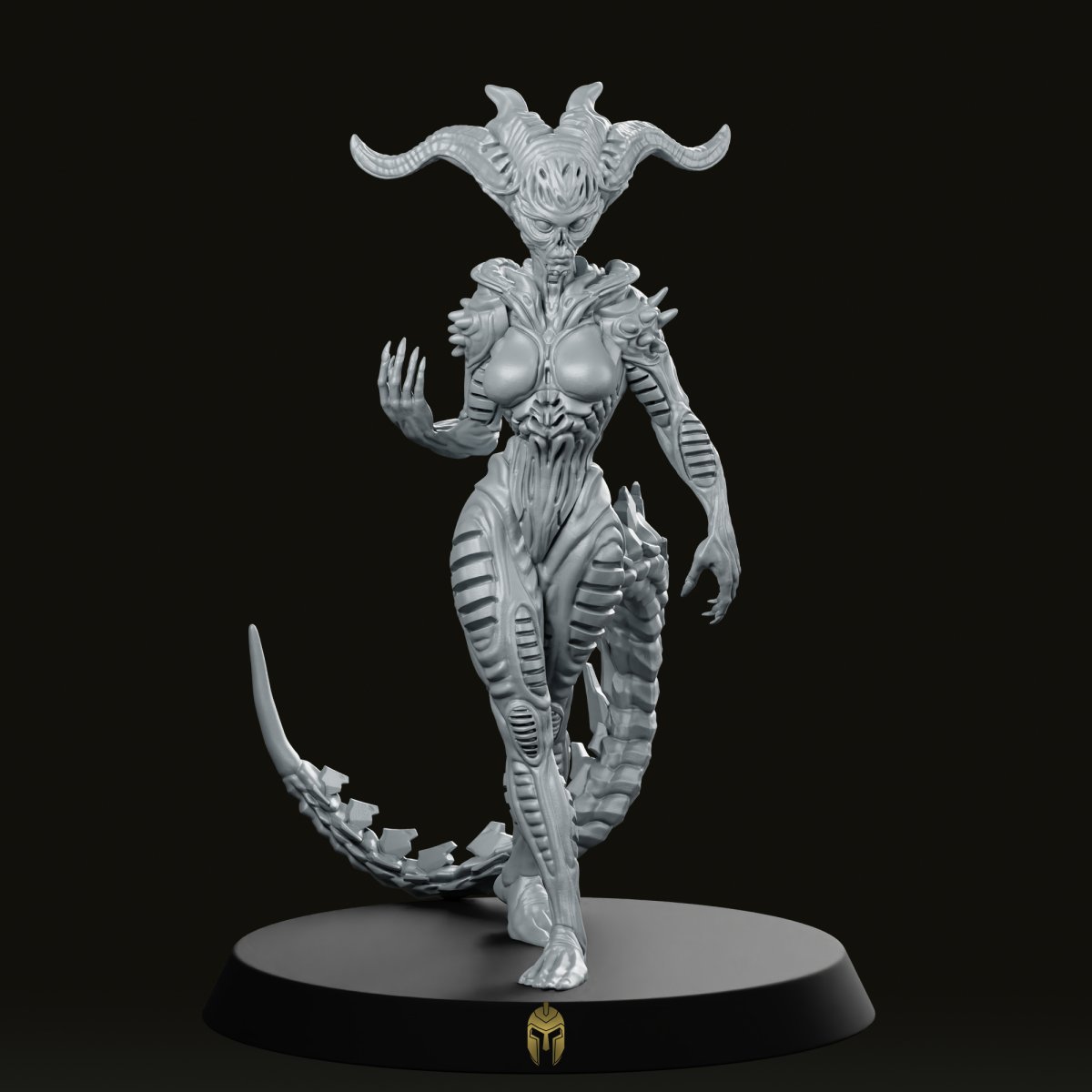 Xeno Temptress Female Alien Miniature - We Print Miniatures -Papsikels Miniatures