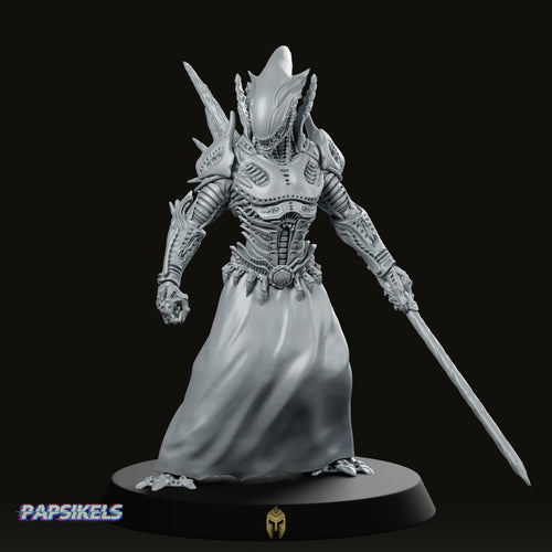 Xenosith 2 Alien Warrior Miniature - We Print Miniatures -Papsikels Miniatures