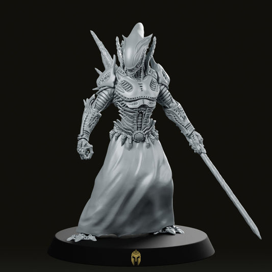 Xenosith 2 Alien Warrior Miniature - We Print Miniatures -Papsikels Miniatures