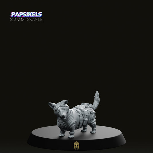 Yorgi Dog Cyberdog Pet Miniature - We Print Miniatures -Papsikels Miniatures